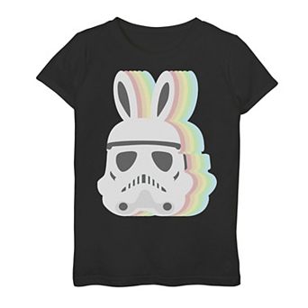 Girls 7-16 Star Wars Easter Storm Trooper Pastel Easter Ears Graphic Tee