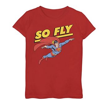 Girls 7-16 DC Comics Superman So Fly Portrait Graphic Tee