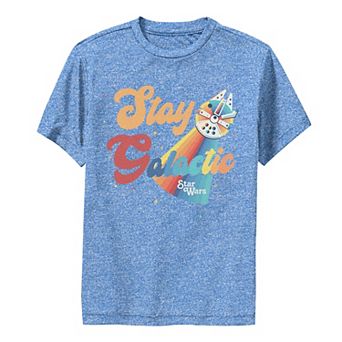 Boys 8-20 Star Wars Millennium Falcon Stay Galactic Performance Graphic Tee