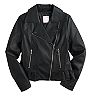 Girls 4-20 SO® Faux Leather Peplum Moto Jacket