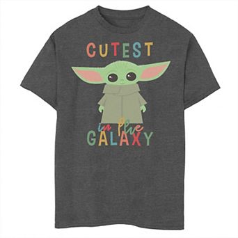 Boys 8-20 Star Wars Mandalorian Child Cutest In The Galaxy Graphic Tee