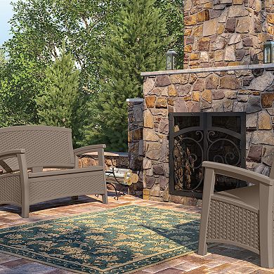 Suncast Loveseat Storage Bench