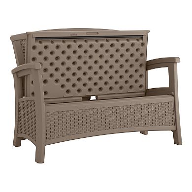 Suncast Loveseat Storage Bench
