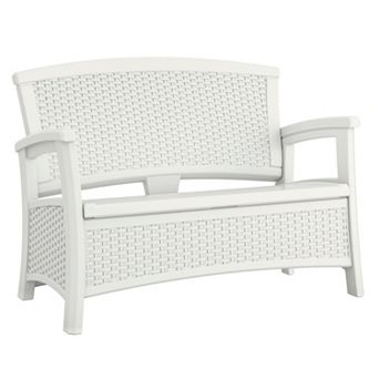 Suncast Loveseat Indoor / Outdoor Storage Bench