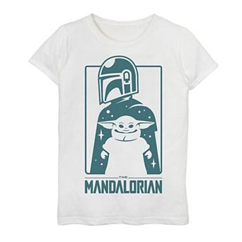 Girls 7-16 The Mandalorian Silhouettes Poster Graphic Tee