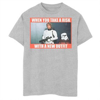 Boys 8-20 Star Wars Luke When You Take A Risk On A New Outfit Graphic Tee