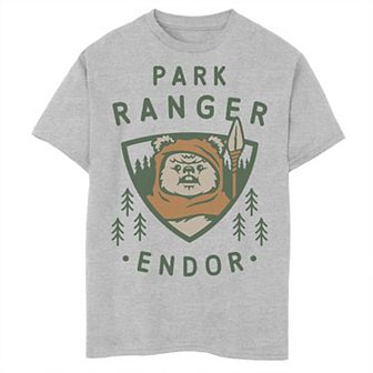 Boys 8-20 Star Wars Ewok Park Ranger Endor Graphic Tee