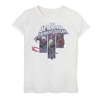Girls 7-16 Marvel Spider-Man Maximum Venom Panels Graphic Tee