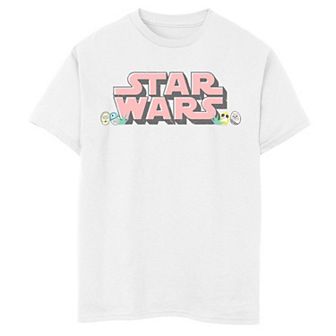 Boys 8-20 Star Wars Easter Themed Chest Logo Graphic Tee