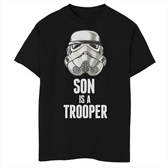 Boys 6-20 Star Wars Stormtrooper Son Is A Trooper Graphic Tee
