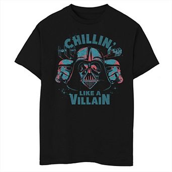 Boys 6-20 Star Wars Darth Vader Chillin' Like A Villain Graphic Tee