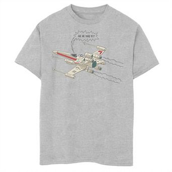 Boys 8-20 Star Wars X-Wing Are We There Yet Graphic Tee