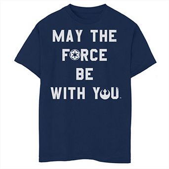 Boys 6-20 Star Wars Distressed May The Force Be With You Graphic Tee