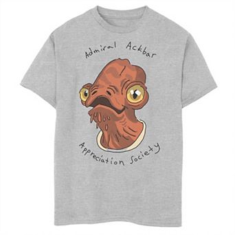 Boys 6-20 Star Wars Admiral Ackbar Appreciation Society Graphic Tee