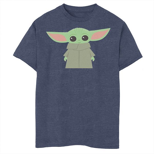 Boys 8 Star Wars Mandalorian The Child Aka Baby Yoda Cartoon Style Graphic Tee