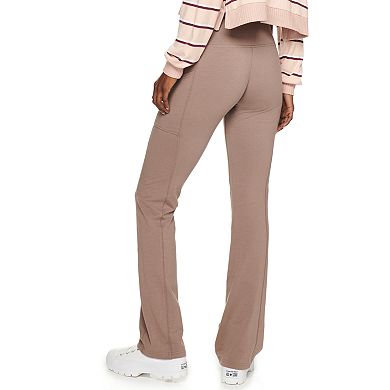 Juniors' SO® Bootcut Yoga Pants with Pockets