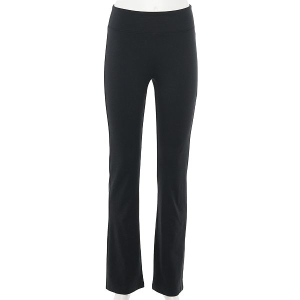 Juniors' SO® Bootcut Yoga Pants with Piping