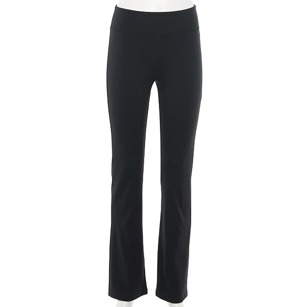 2 Item Bundle: Ambiance Apparel Women's Juniors Yoga Pants (L, Black &  Charcoal) 