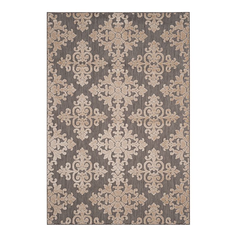 Safavieh Cottage Blake Indoor Outdoor Rug, Lt Brown, 8X11 Ft