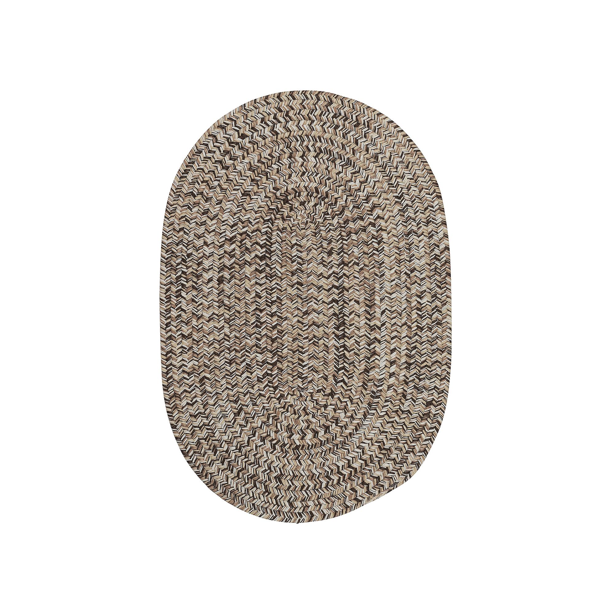 Colonial Mills Carrington Tweed Indoor Outdoor Rug, Brown