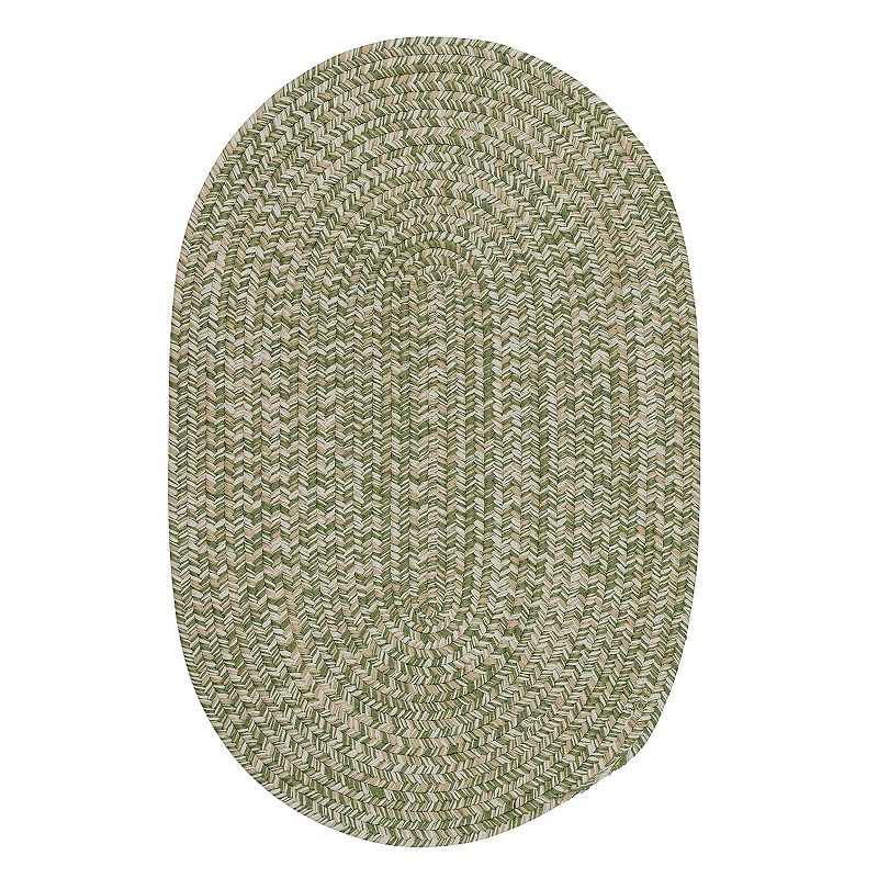 Colonial Mills Carrington Tweed Indoor Outdoor Rug, Green, 3.5X5.5 Ft
