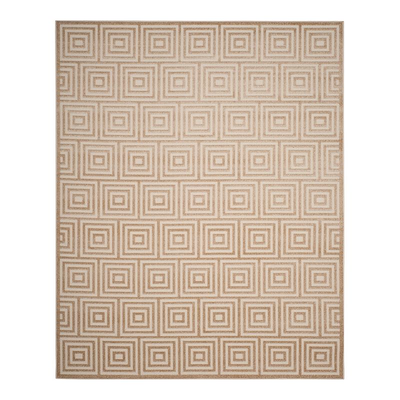 Safavieh Cottage Hope Indoor Outdoor Rug, White, 6.5X9.5 Ft