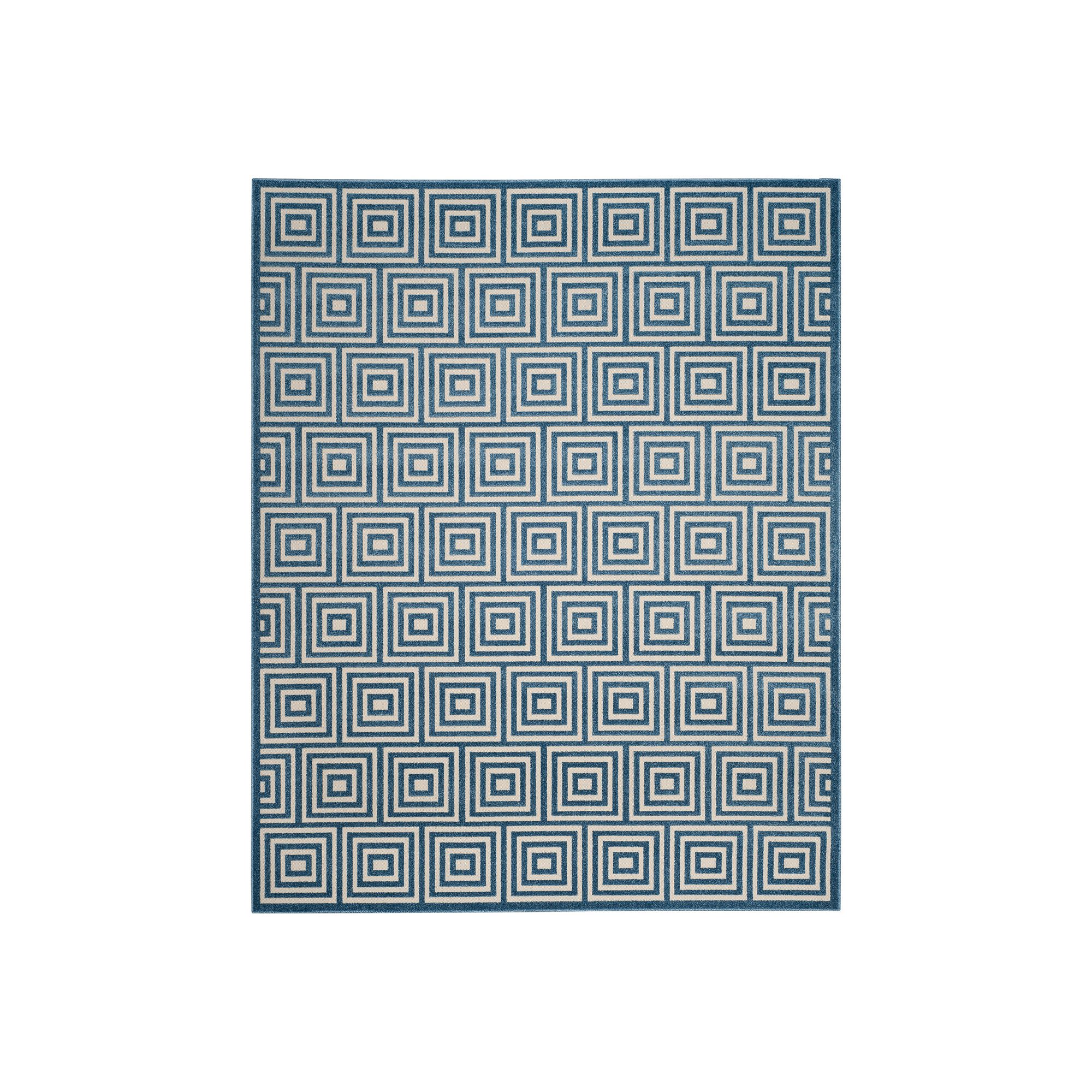 Safavieh Cottage Hope Indoor Outdoor Rug, Ivory Light Blue