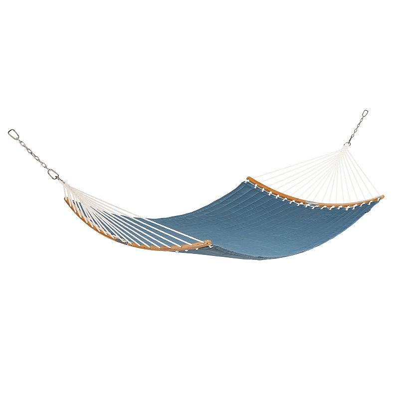 Classic Accessories Ravenna Quilted Double Hammock, Blue