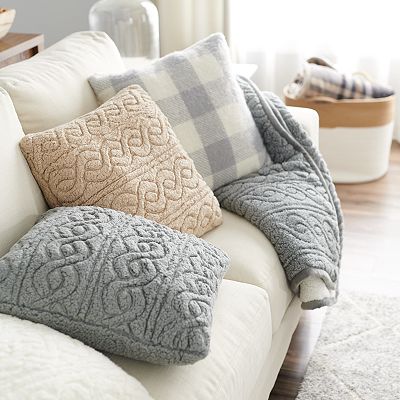 Kohls cuddl duds sherpa throw sale