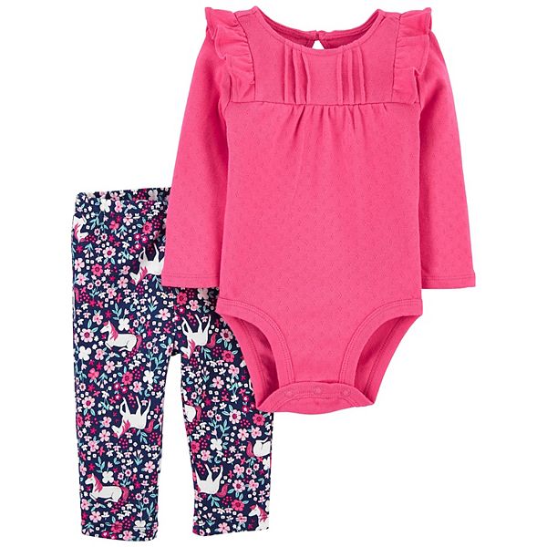 Baby Girl Carter's 2-Piece Ruffle Pant Set