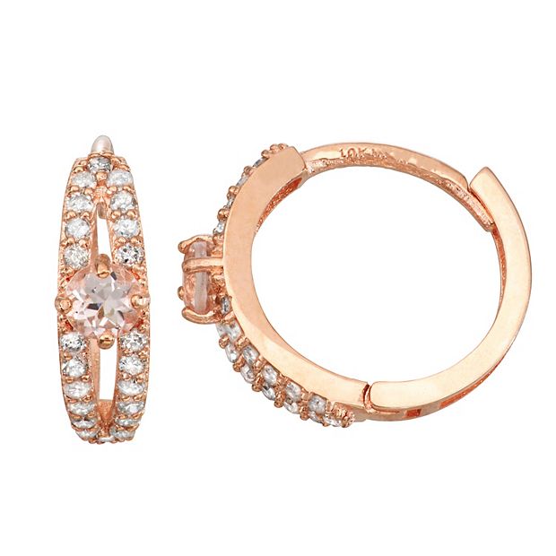 Kohls on sale morganite earrings