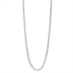 Everlasting Gold Men's 14k Gold Curb Chain Necklace - 22 in.