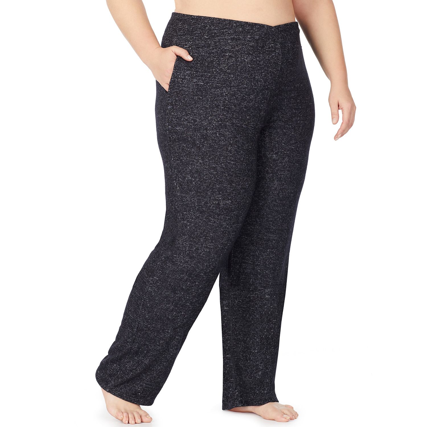 plus size knit pants