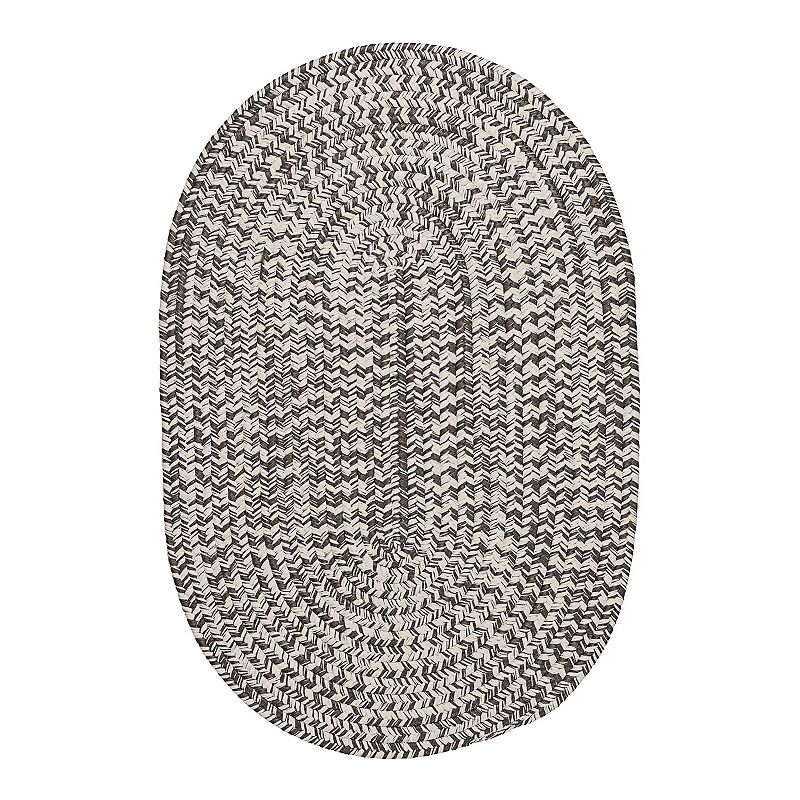Colonial Mills Howell Tweed Reversible Indoor Outdoor Rug, Grey, 2X11 Ft