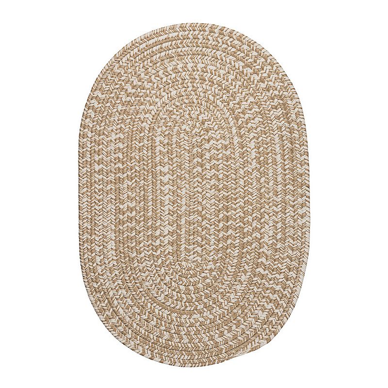 Colonial Mills Howell Tweed Reversible Indoor Outdoor Rug, Beig/Green, 8X11 Ft