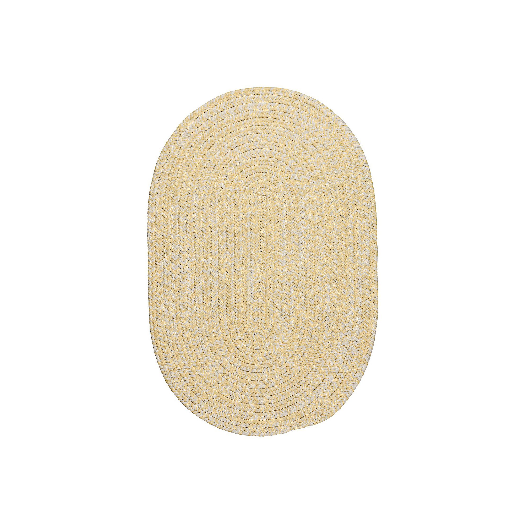 Colonial Mills Howell Tweed Reversible Indoor Outdoor Rug, Yellow