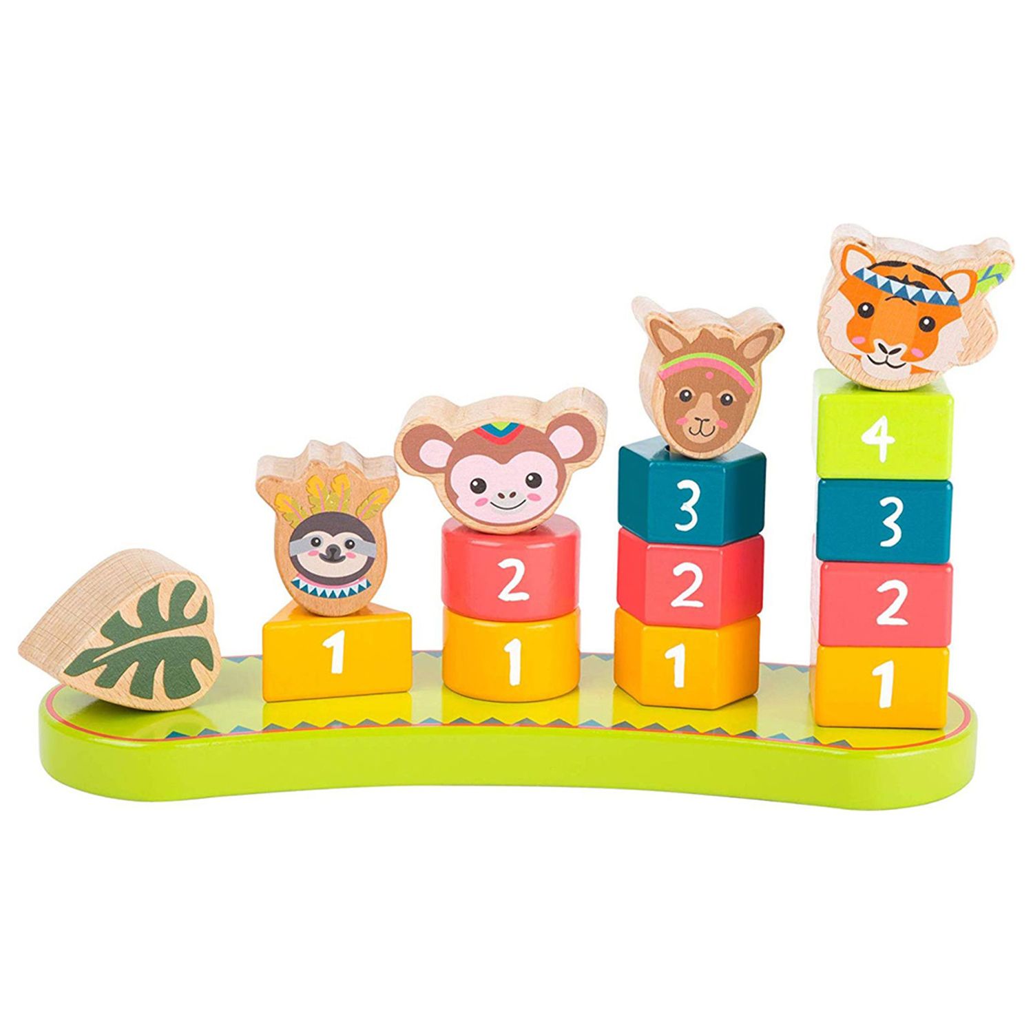 early years squeak and stack blocks