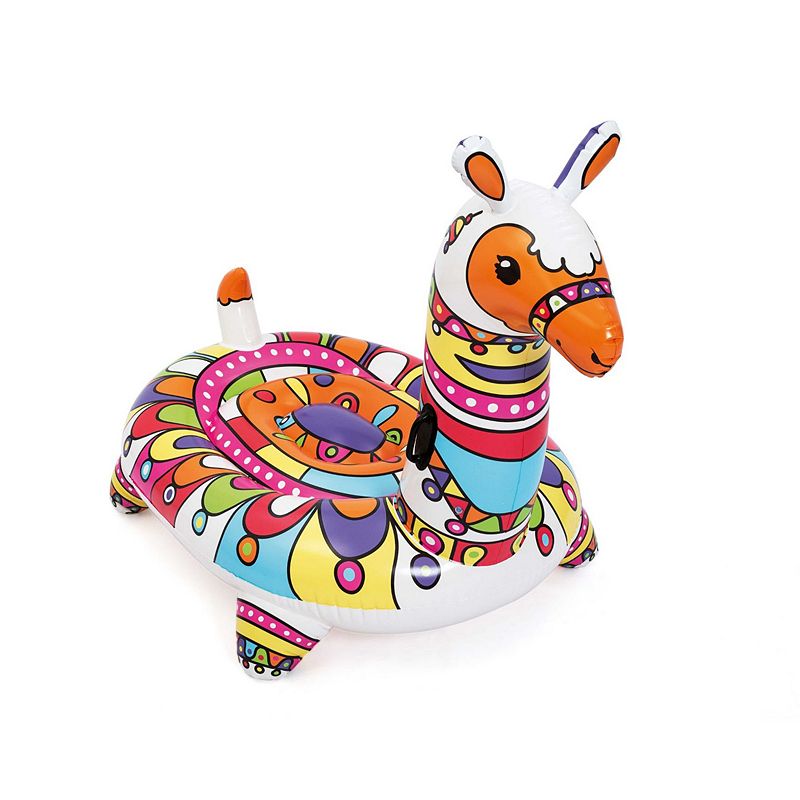 Bestway H2OGO! Llama Ride-On Pool Float, Multicolor