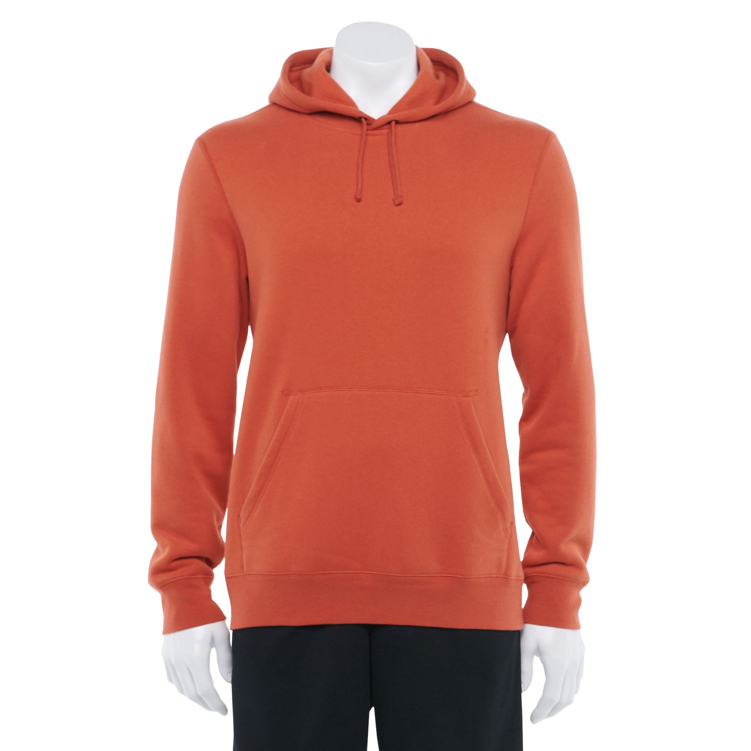 orange name brand hoodies