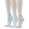 Women's Cuddl Duds® Everyday 3-Pack Anklet Socks