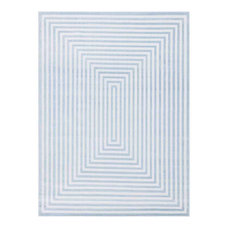 Sabrina Soto Prescott Outdoor Rug, Blue, 9X12 Ft