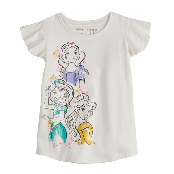 Disney Princesses Toddler Girl Ruffle Sleeve Tee by Jumping Beans®