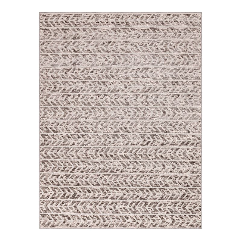 Sabrina Soto Aston Outdoor Rug, Beig/Green, 8Ft Rnd