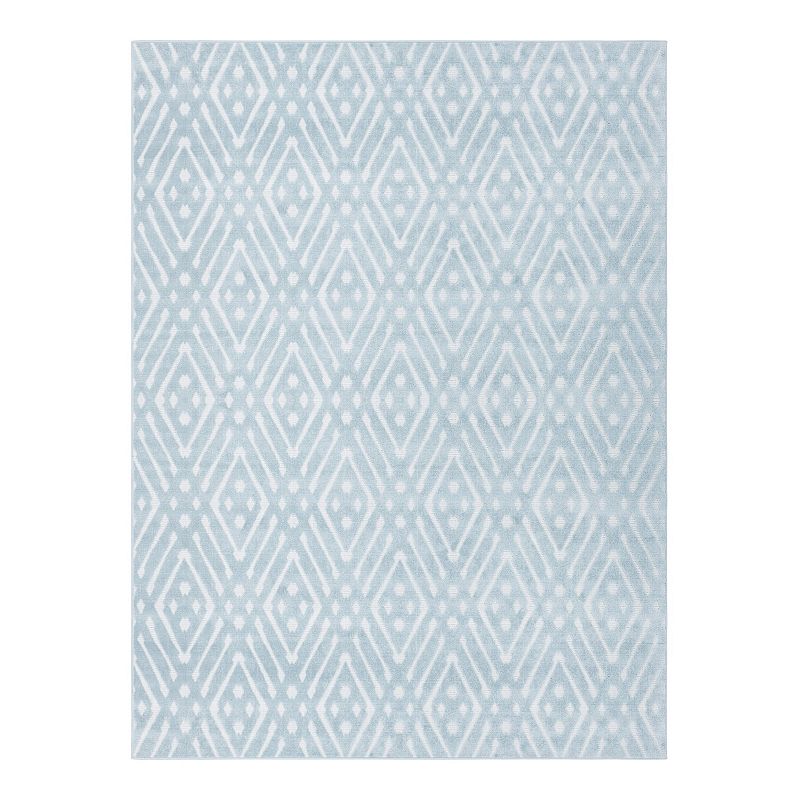 Sabrina Soto Ella Outdoor Rug, Blue, 9X12 Ft