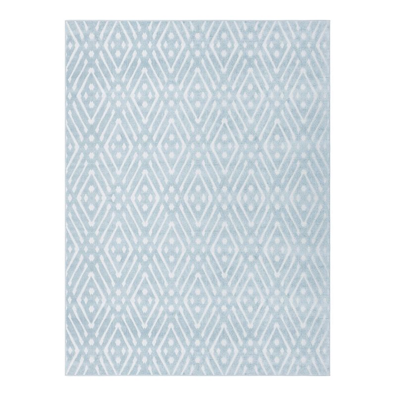 Sabrina Soto Ella Outdoor Rug, Blue, 9X12 Ft