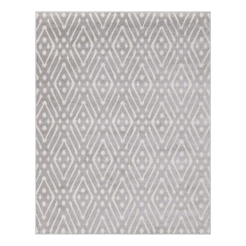 Sabrina Soto Ella Outdoor Rug, Grey, 9X12 Ft