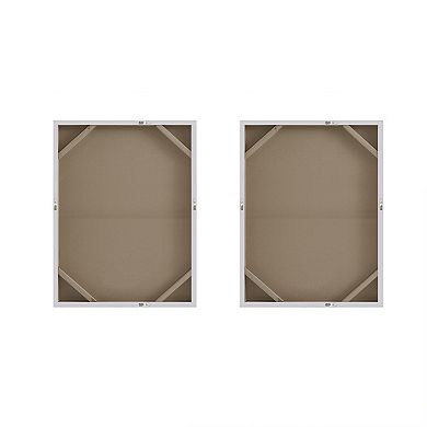 Madison Park Radiant Flatland Glitter Canvas Wall Art 2-piece Set