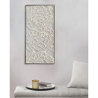 Madison Park Cloaked Leaves Wall Decor