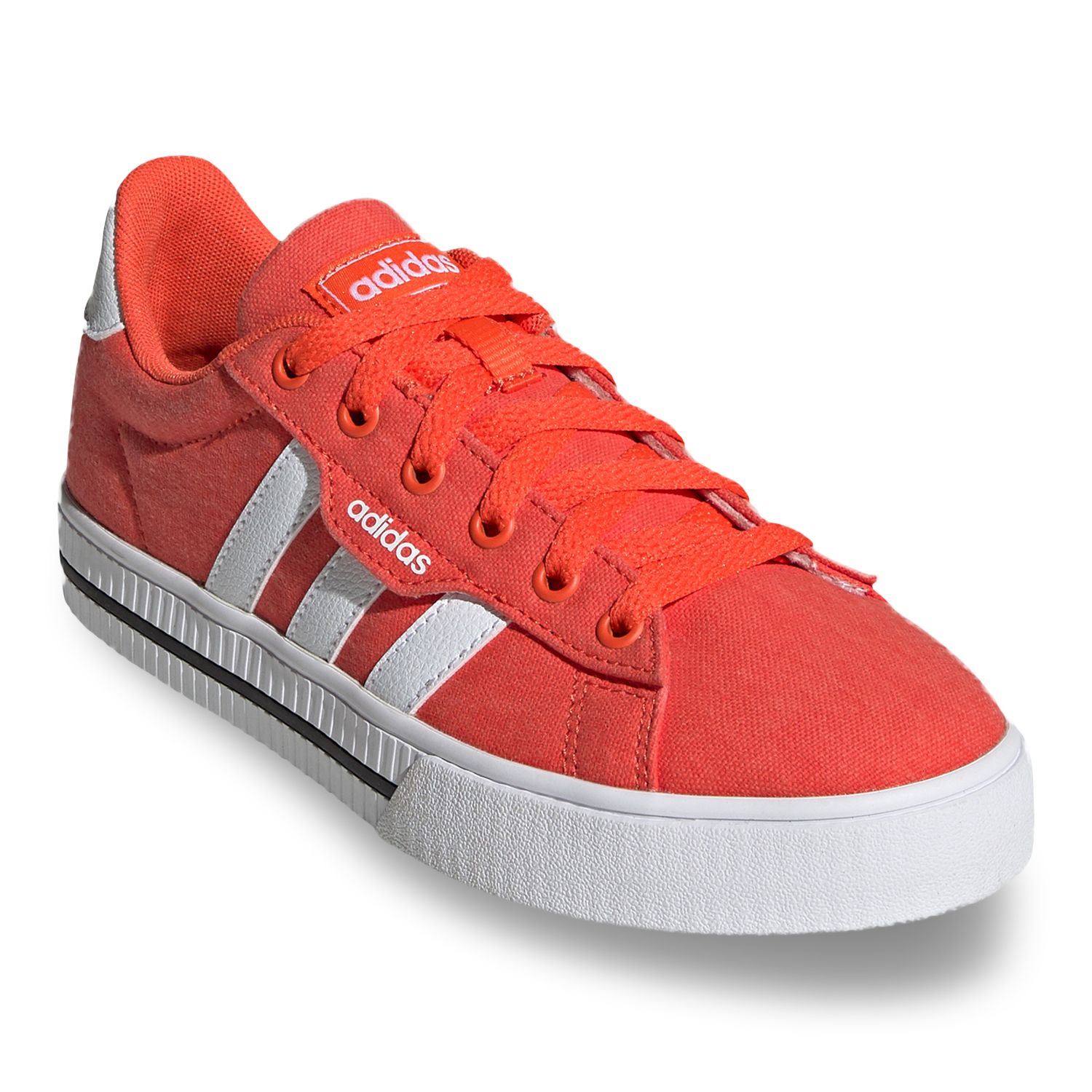 boys red adidas trainers