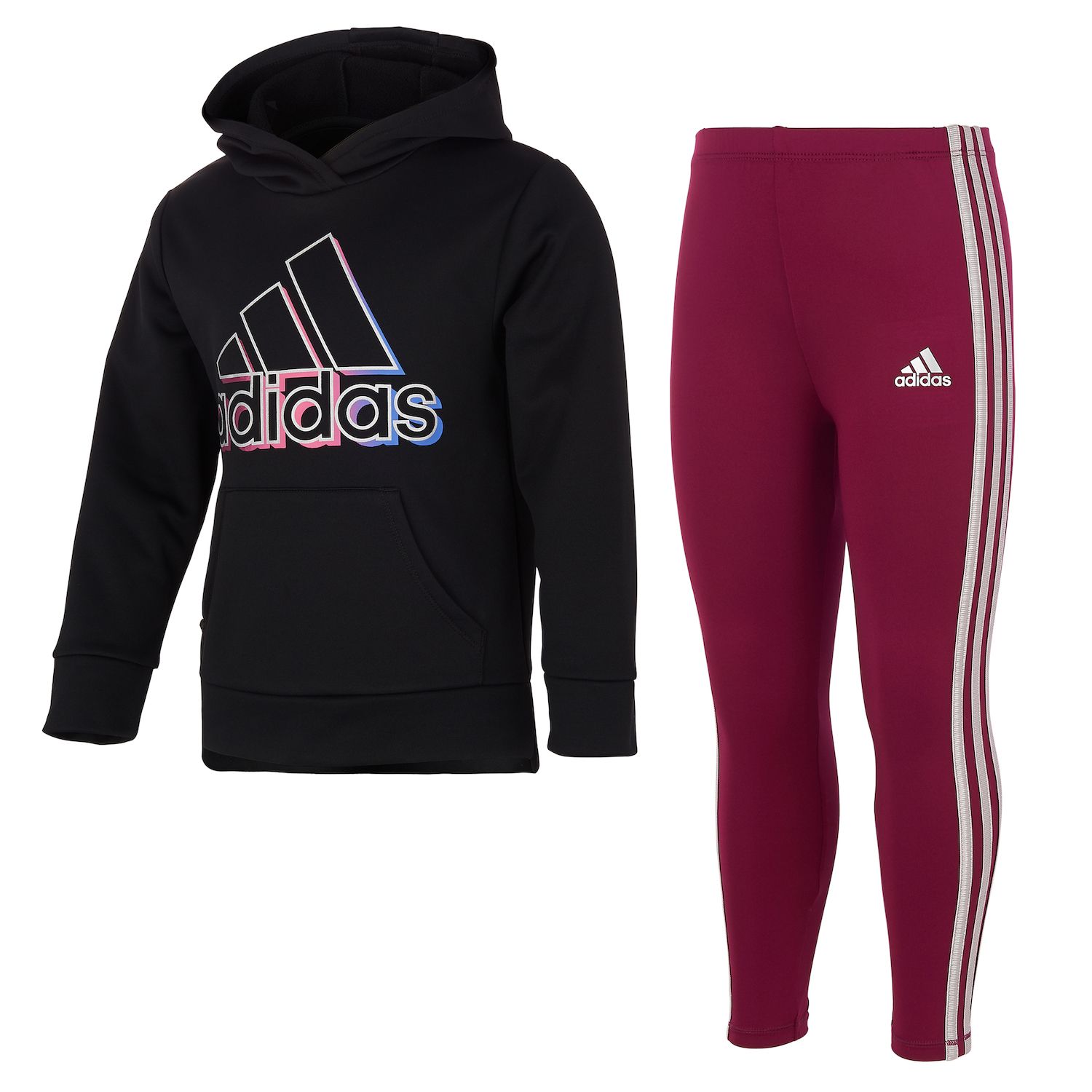 Girls 4-6x adidas Hoodie \u0026 Tight Set